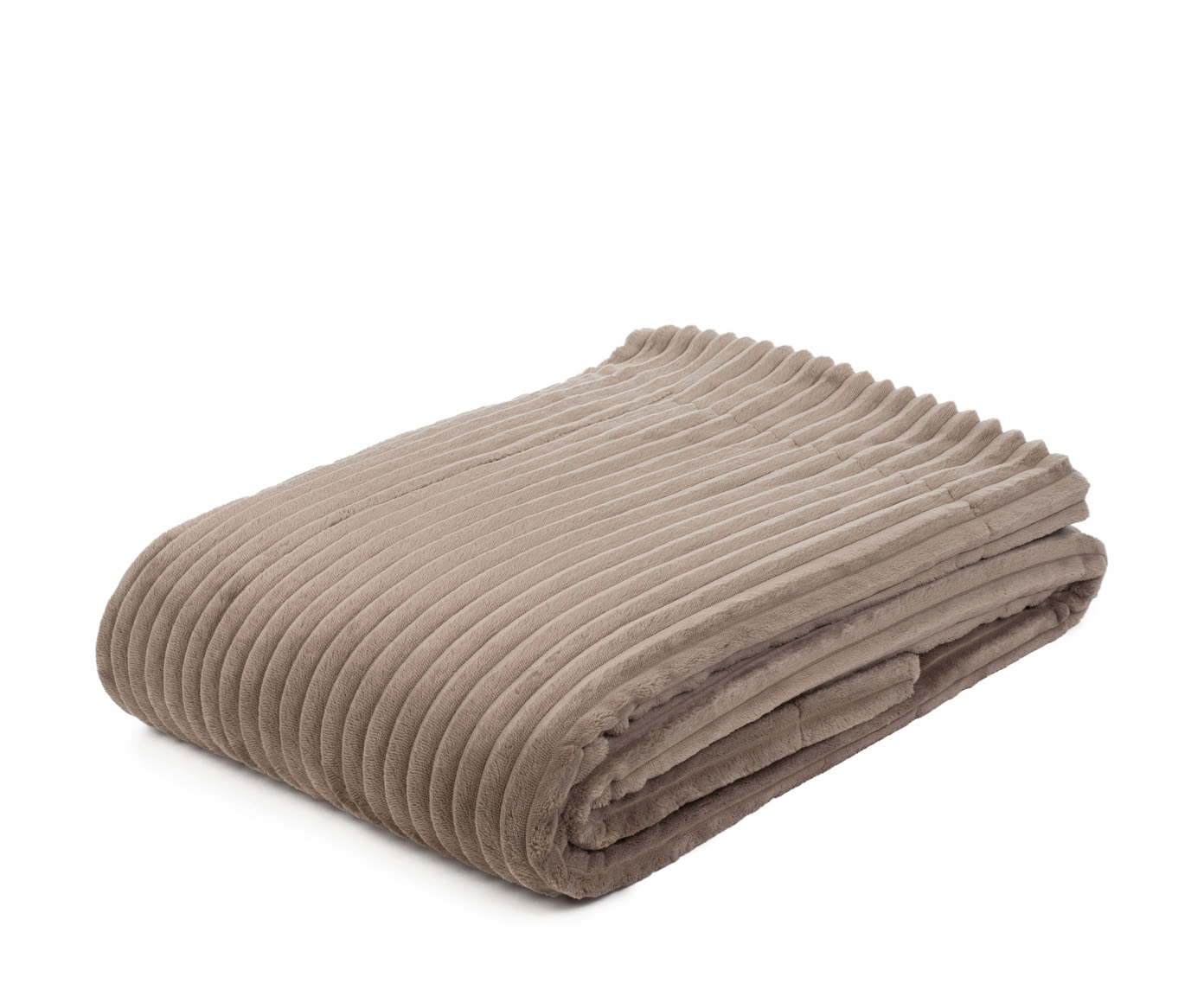 Kuscheldecken Cord Optik 150x200 taupe