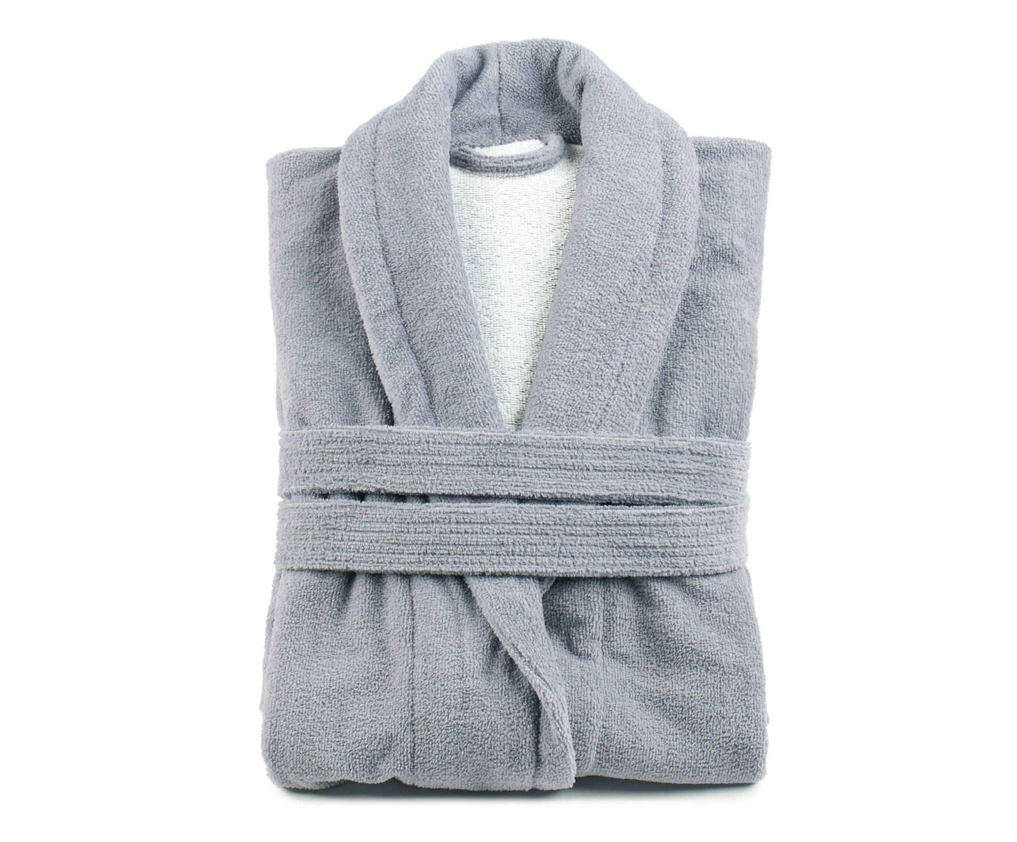 Bademäntel DUO-Soft Silber/Wollweiß