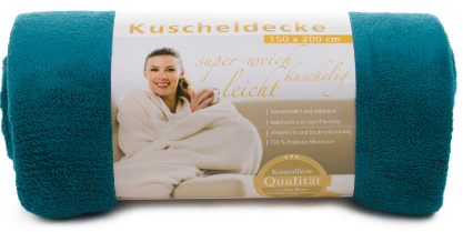 Kuscheldecken Light 150x200 petrol