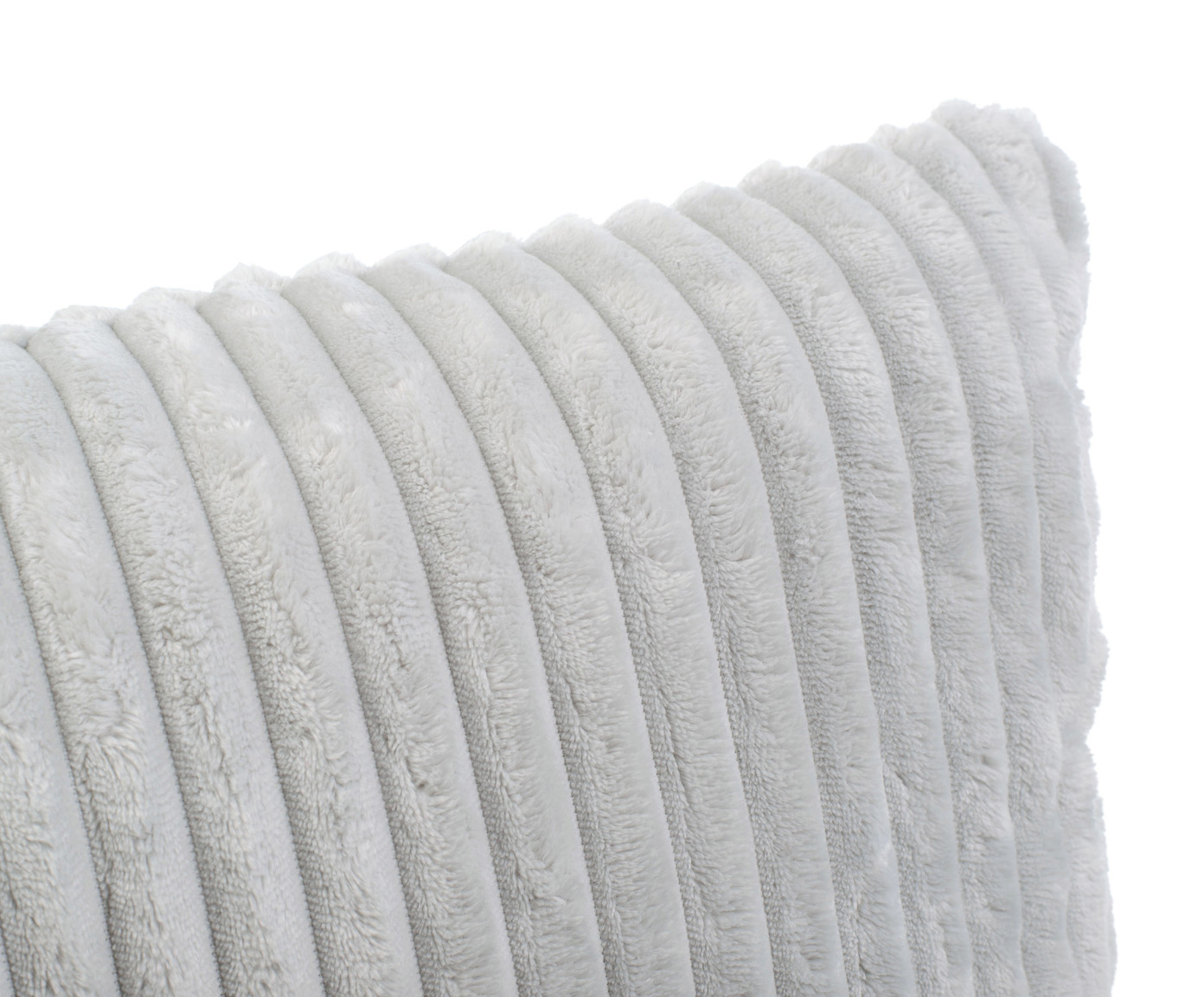 Kissen (gefüllt) Cord Optik 50x50 silber