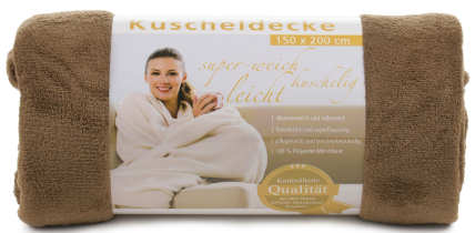 Kuscheldecken Light 150x200 taupe