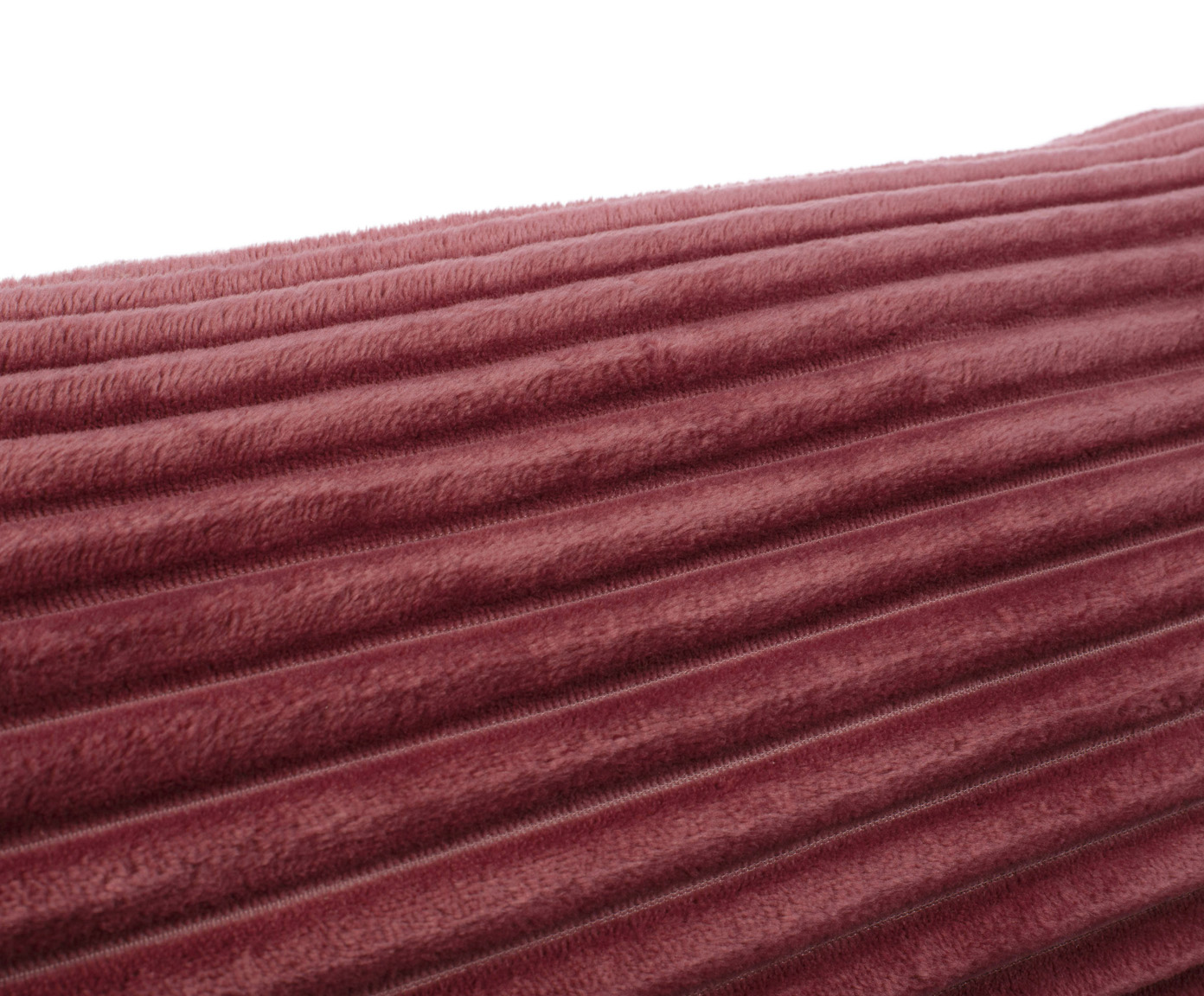Nackenrolle (gefüllt) Cord Optik 70x22 beere