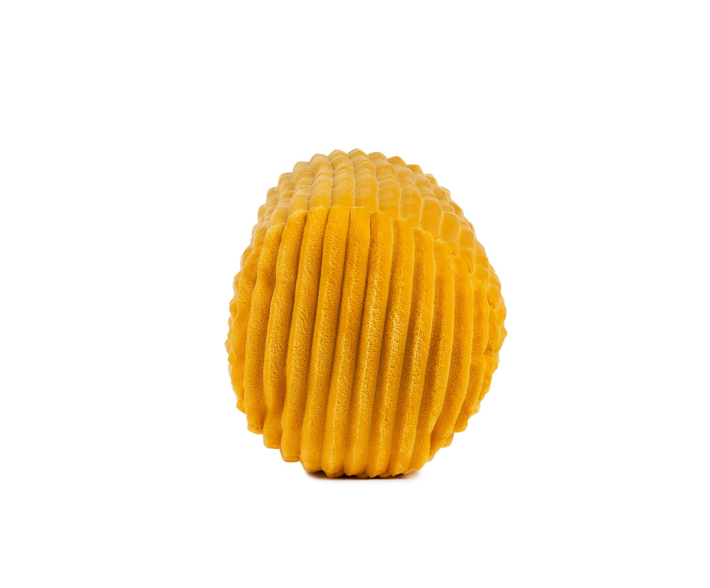 Nackenrolle (gefüllt) Cord Optik 70x22 senf