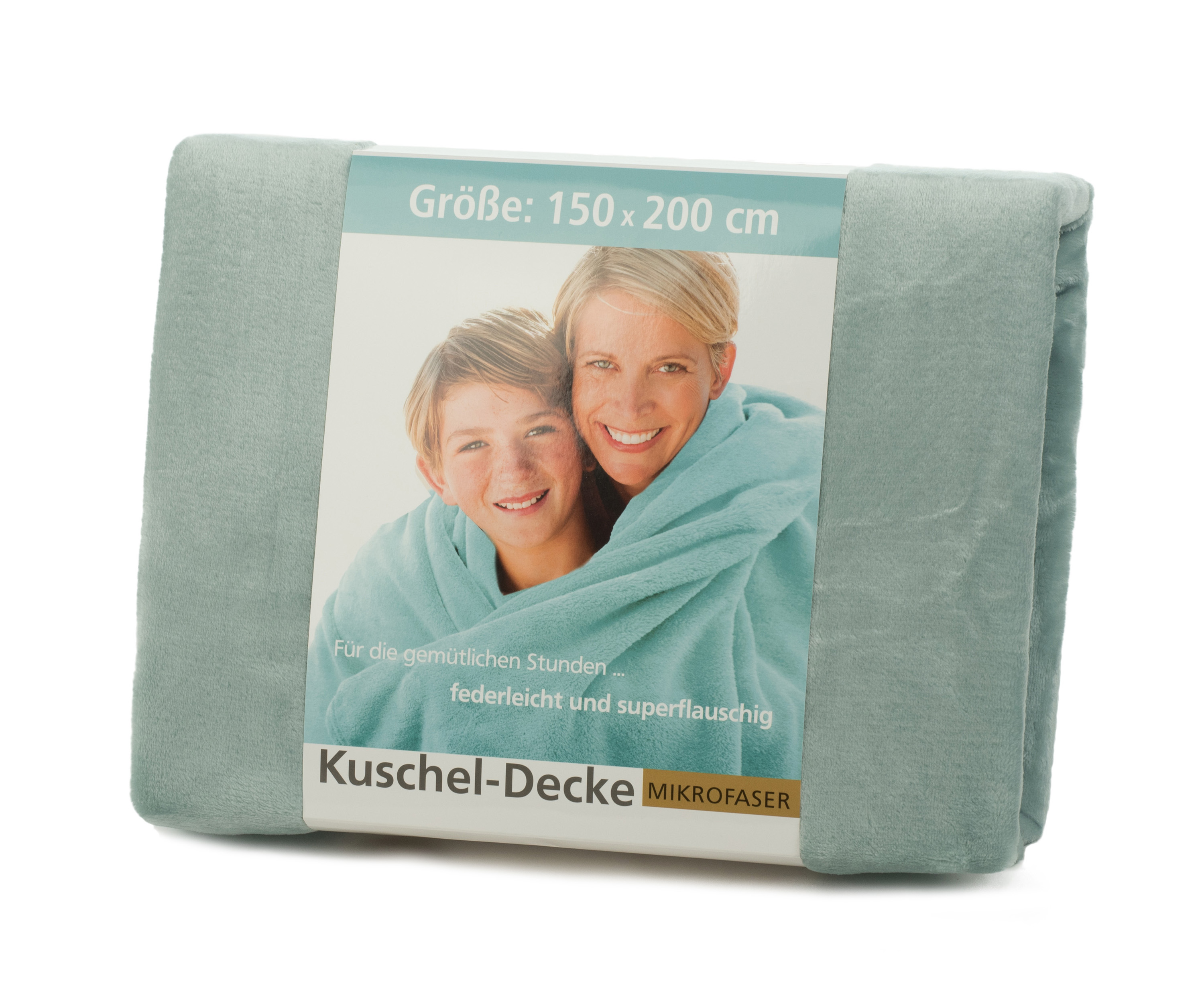 Kuscheldecken Premium aqua