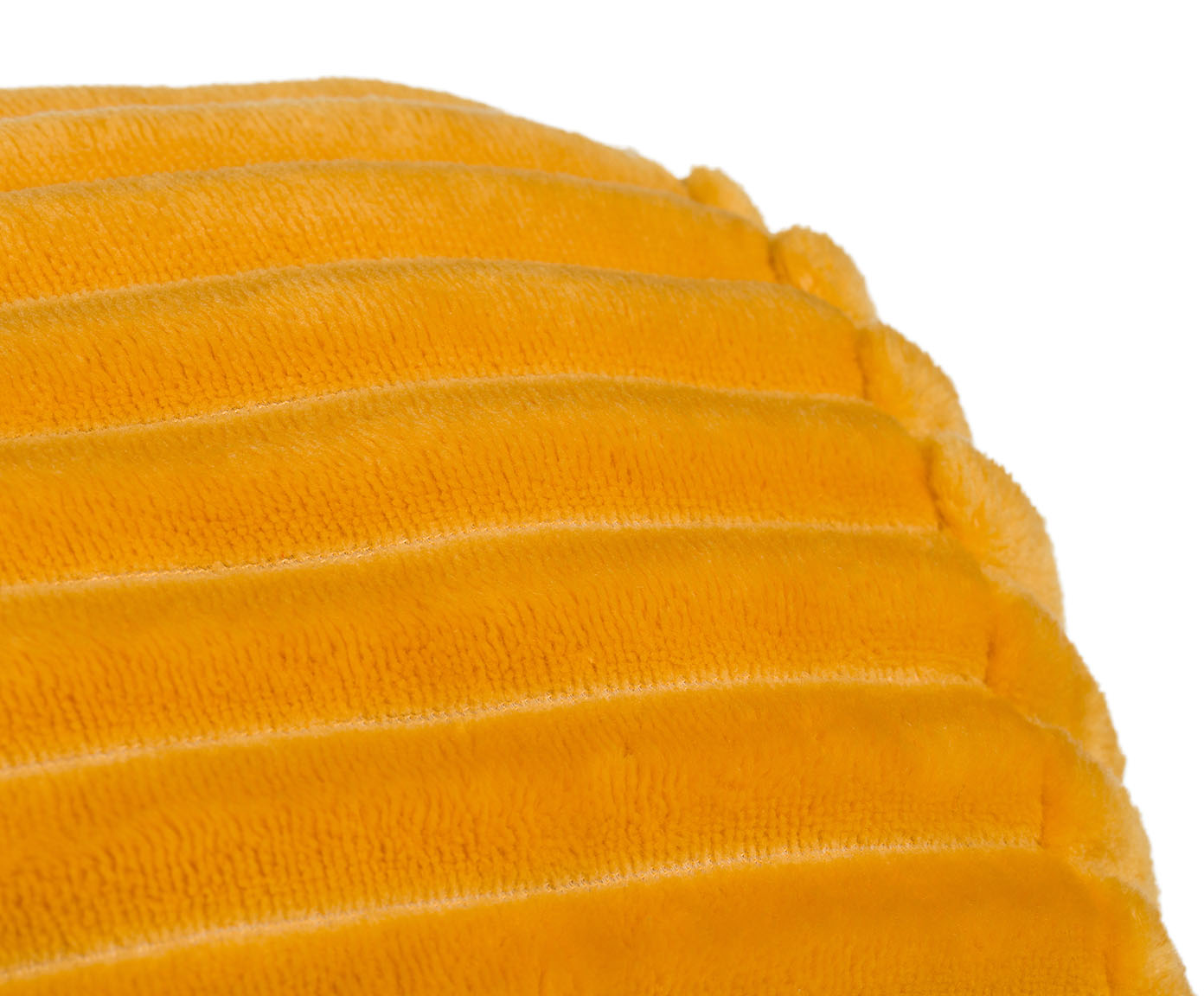Nackenrolle (gefüllt) Cord Optik 70x22 senf
