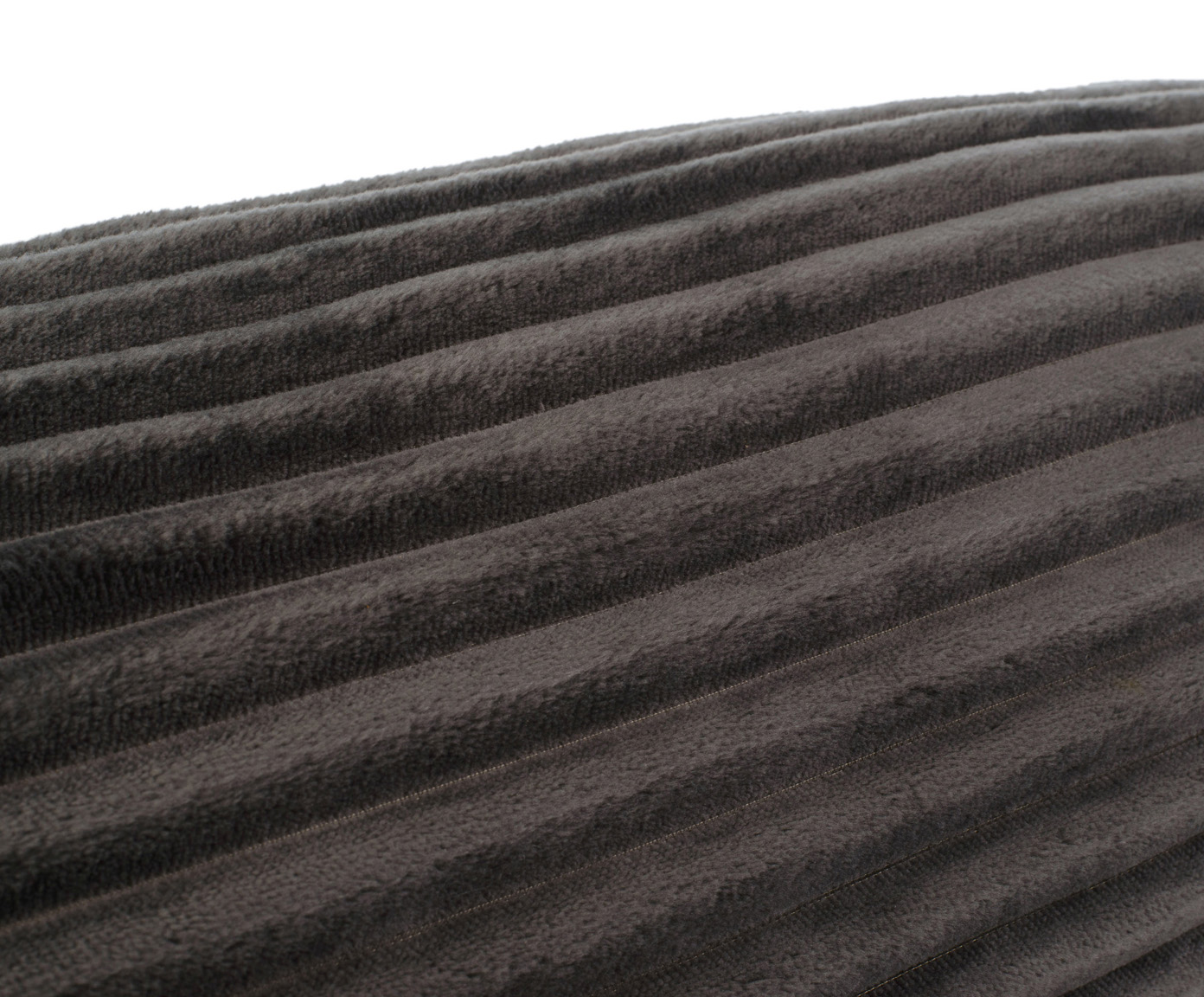 Nackenrolle (gefüllt) Cord Optik 70x22 anthrazit