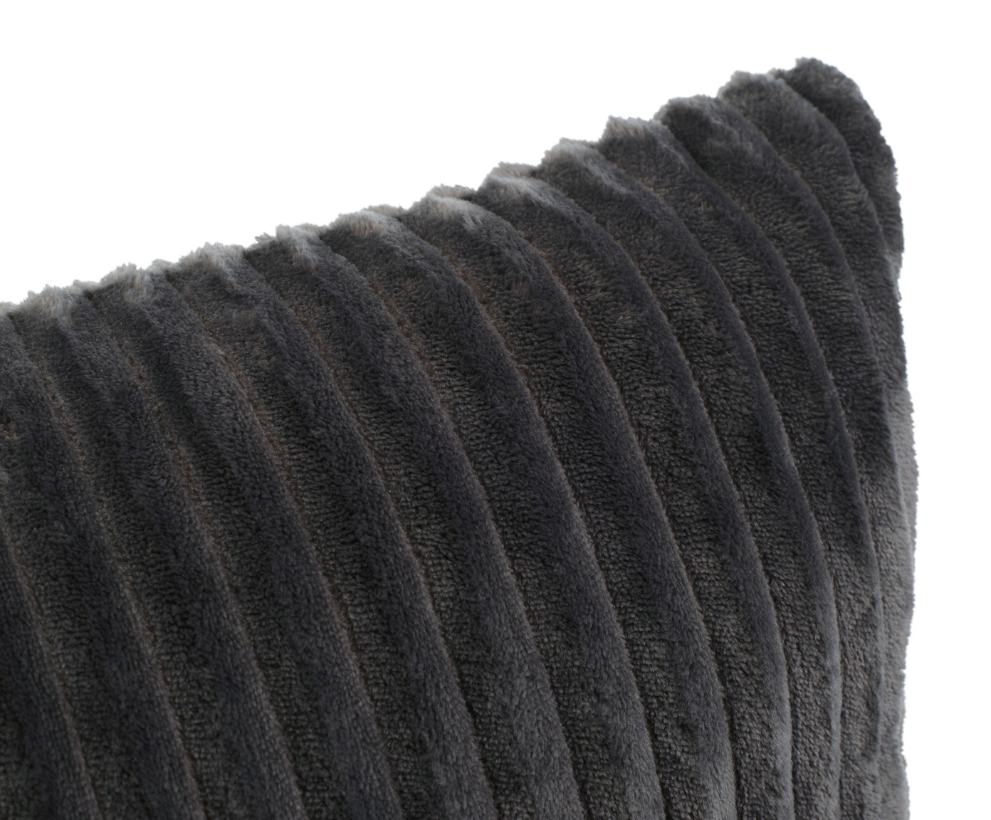 Kissen (gefüllt) Cord Optik 50x50 anthrazit