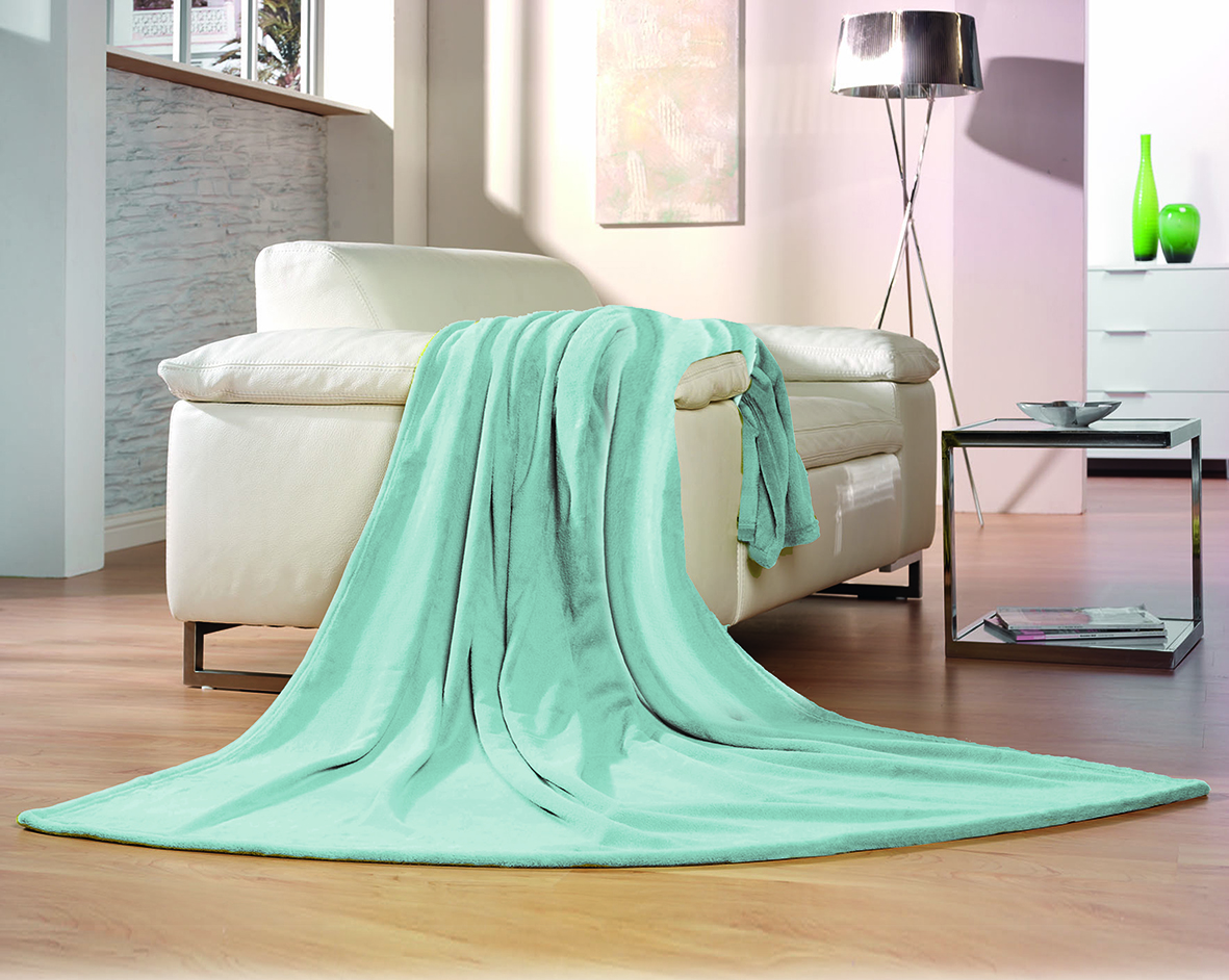 Kuscheldecken Premium aqua