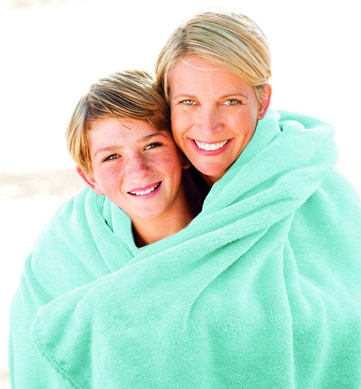 Kuscheldecken Premium aqua