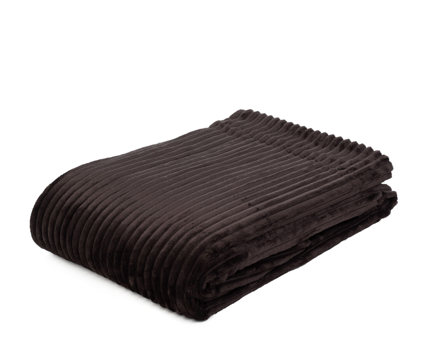 Kuscheldecken Cord Optik 150x200 dunkelbraun