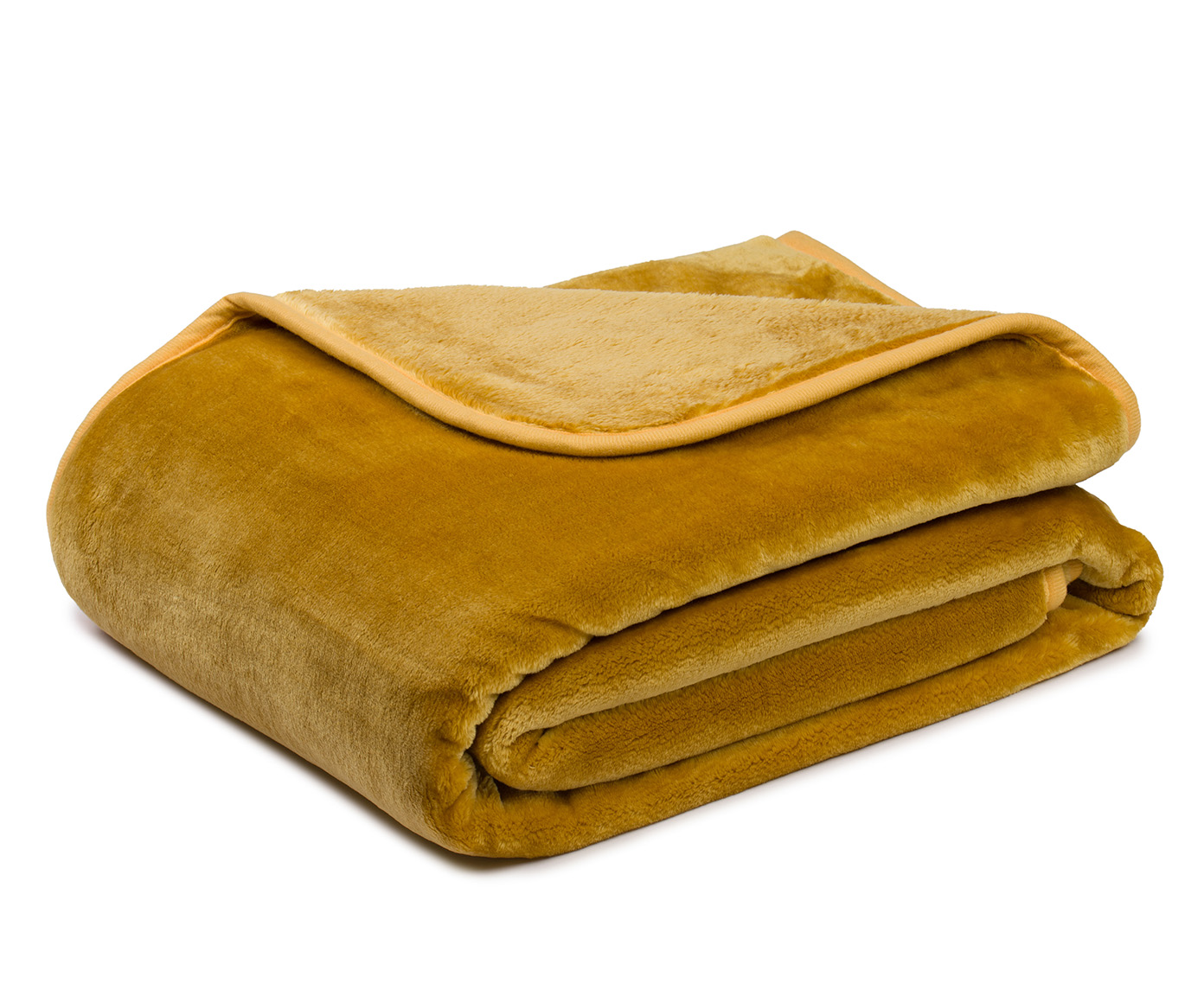 Kuscheldecken Premium Cashmere Feeling senf