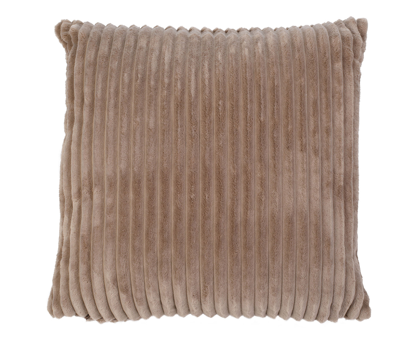 Kissen (gefüllt) Cord Optik 50x50 taupe