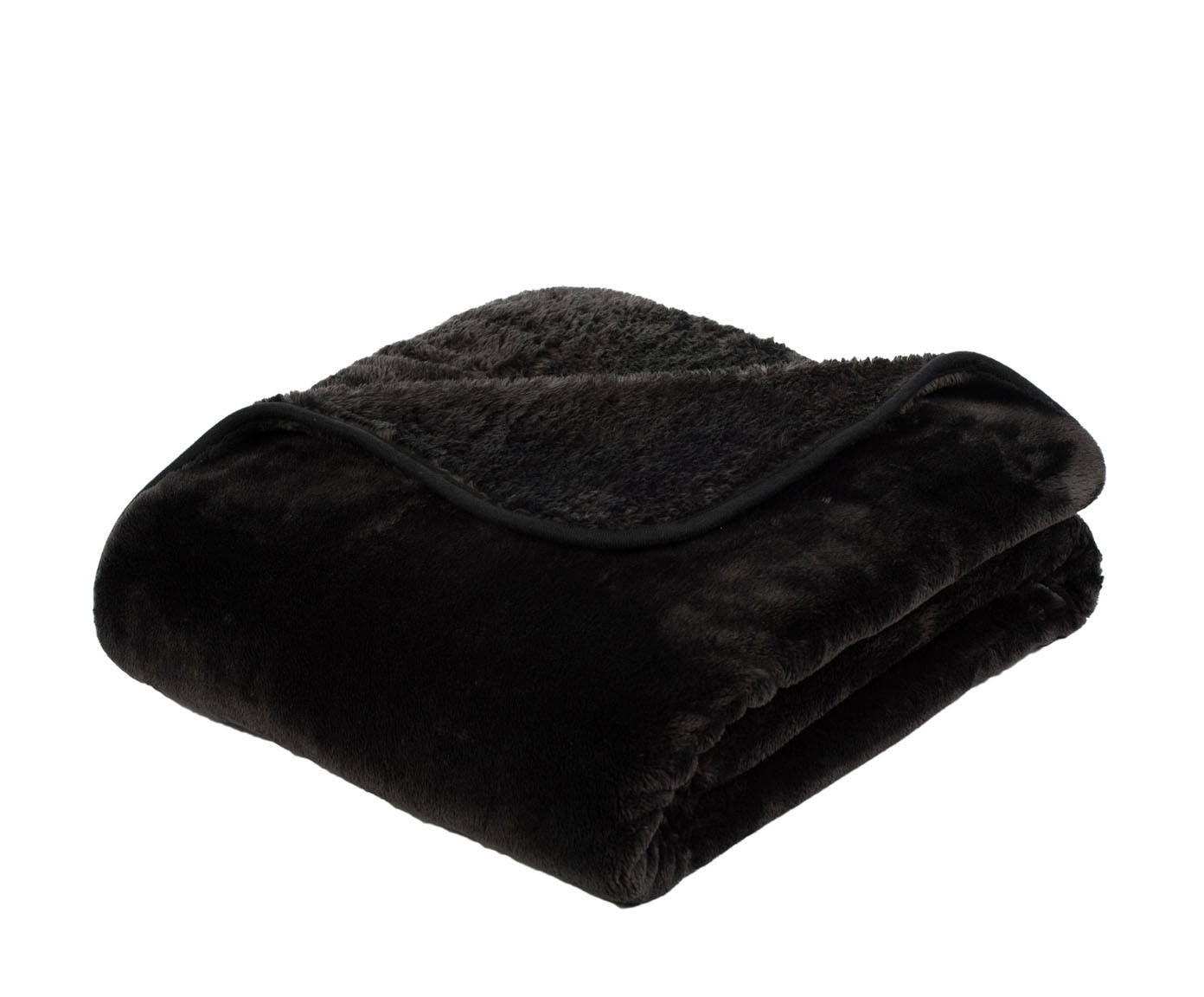 Kuscheldecken Premium Cashmere Feeling schwarz