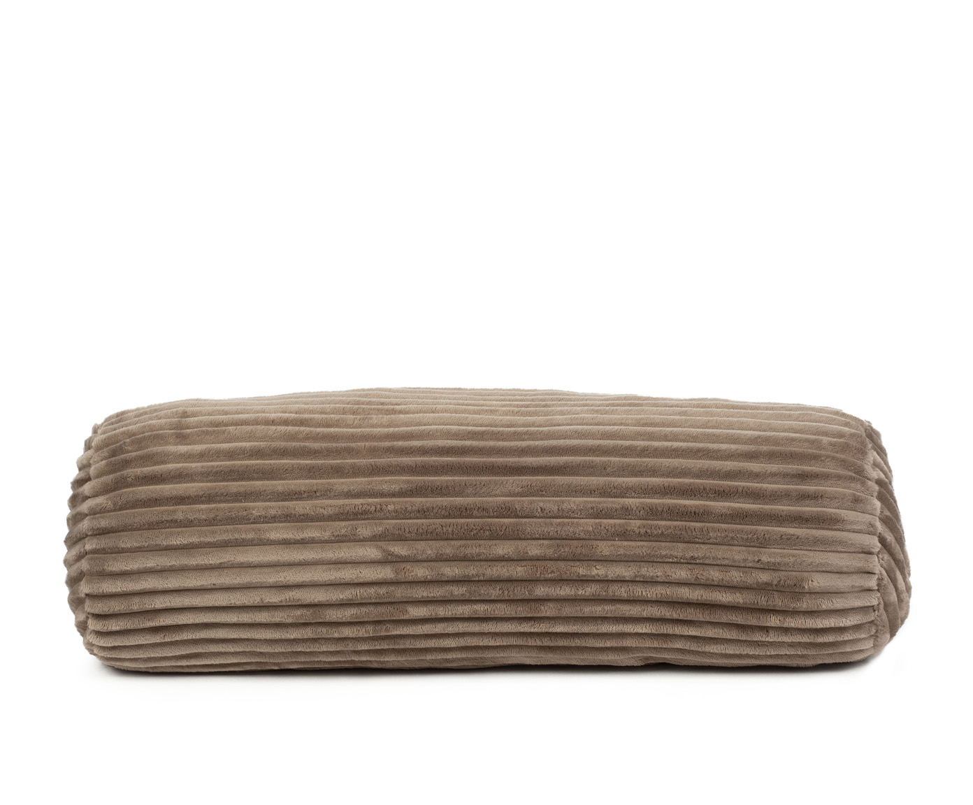 Nackenrolle (gefüllt) Cord Optik 70x22 taupe
