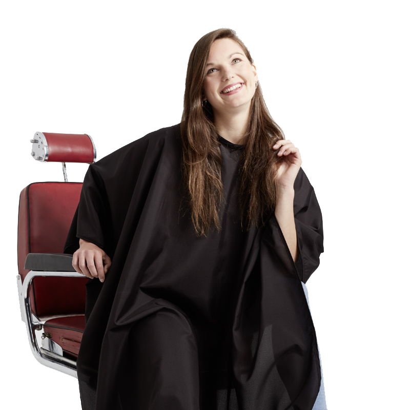 Friseurumhang Prestige 137x150 schwarz
