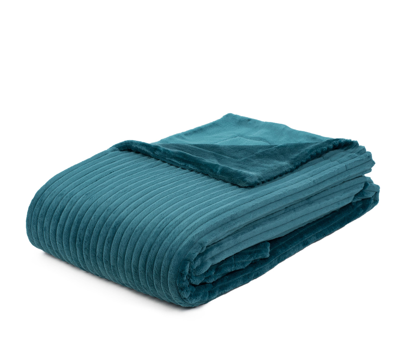 Kuscheldecken Cord Optik 150x200 petrol