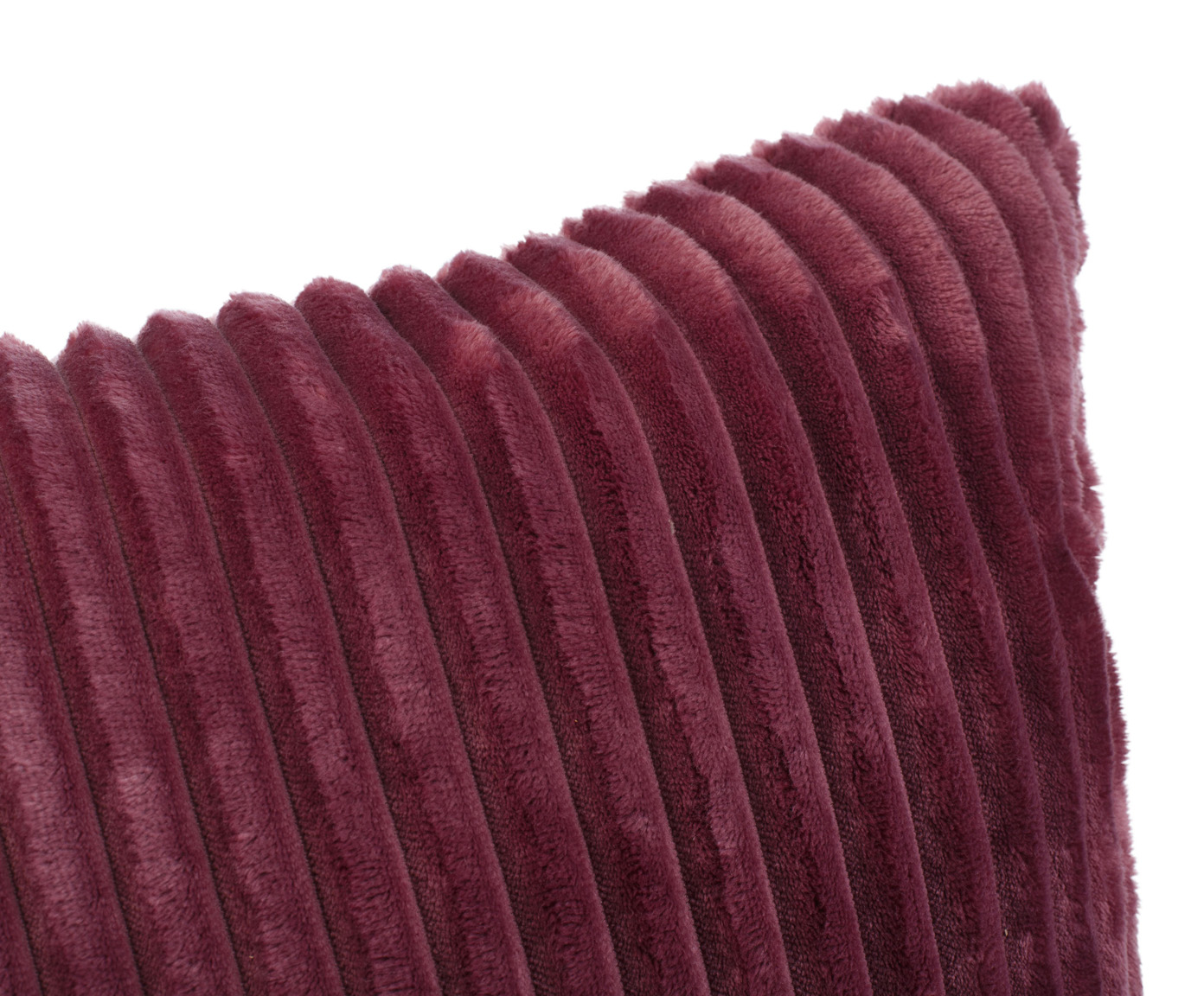 Kissen (gefüllt) Cord Optik 50x50 beere
