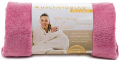 Kuscheldecken Light 150x200 altrosa