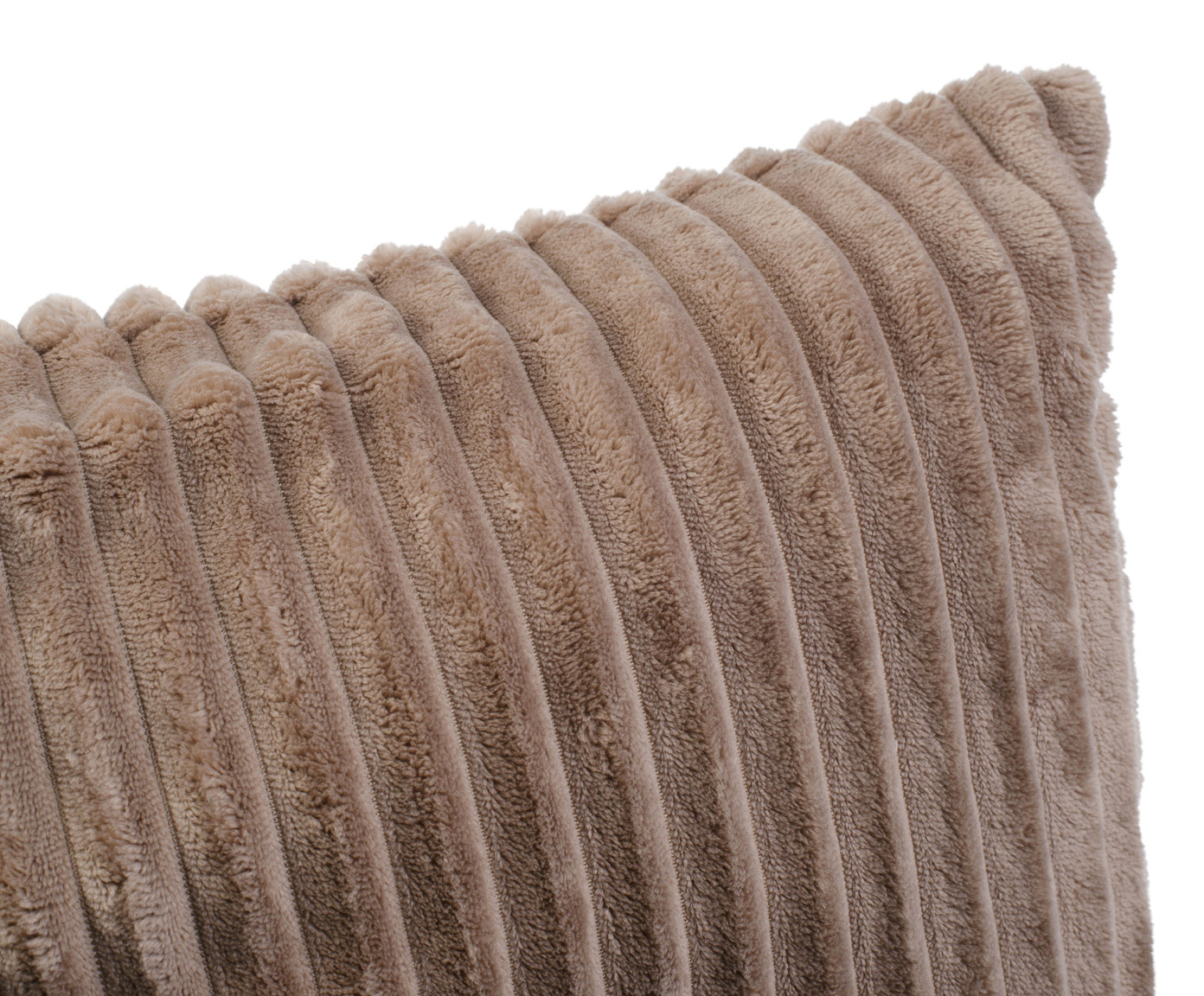Kissen (gefüllt) Cord Optik 50x50 taupe