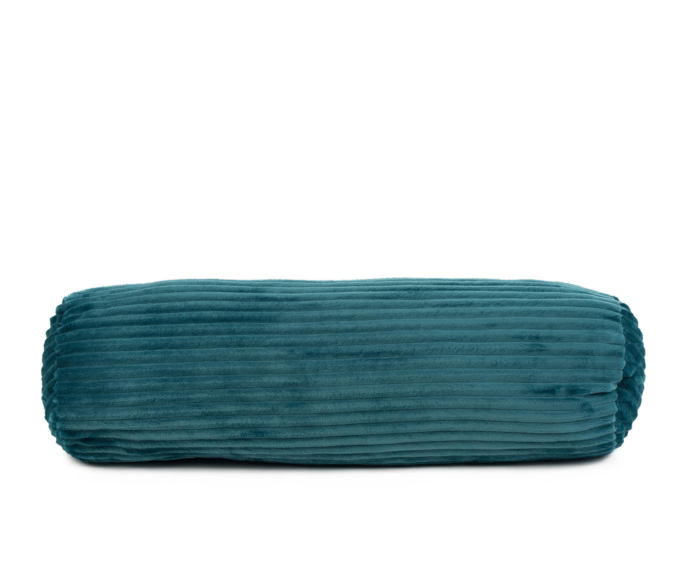 Nackenrolle (gefüllt) Cord Optik 70x22 petrol