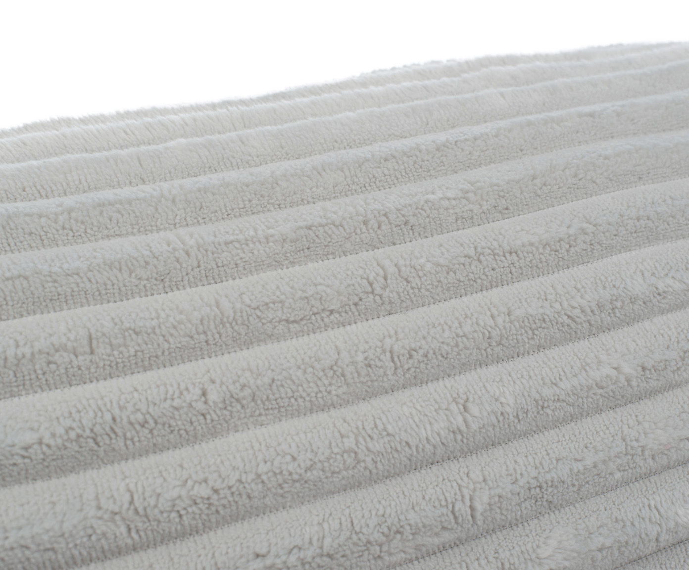 Nackenrolle (gefüllt) Cord Optik 70x22 silber