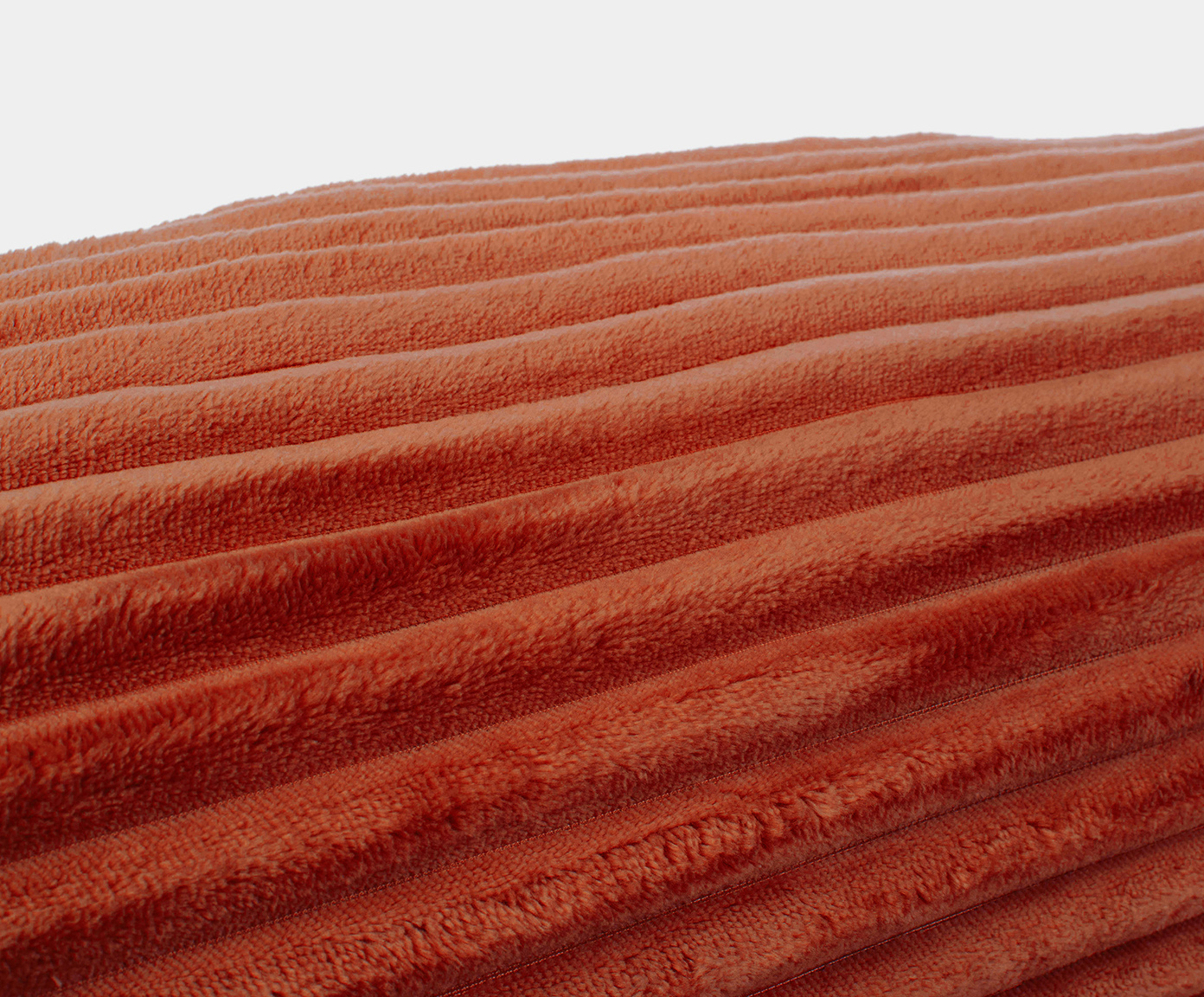 Nackenrolle (gefüllt) Cord Optik 70x22 zimt