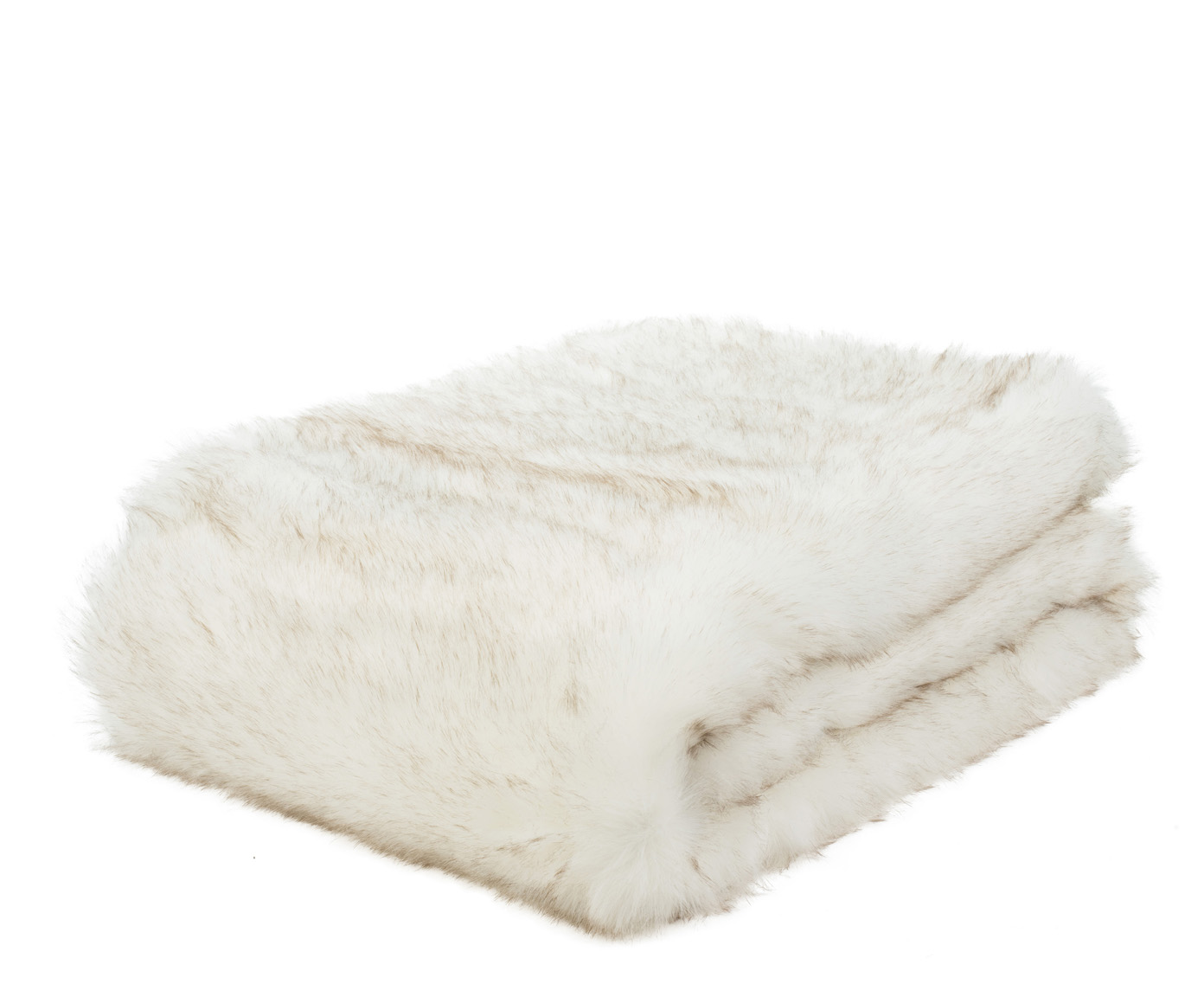 Kuscheldecke Felloptik Premium Luxury 150x200 Schneefuchs